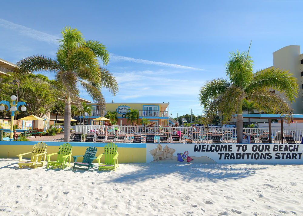 Plaza Beach Hotel - Beachfront Resort St. Pete Beach Exterior photo